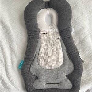 Gray and White Baby Support Insert